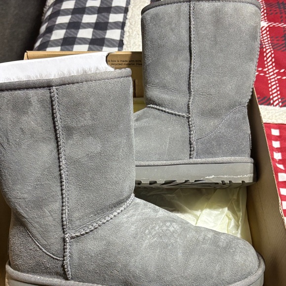 UGG Charcoal Suede Boots